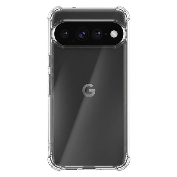 Silicone Cover til Google Pixel 11 med Forstærkede Hjørner Transparent Vit