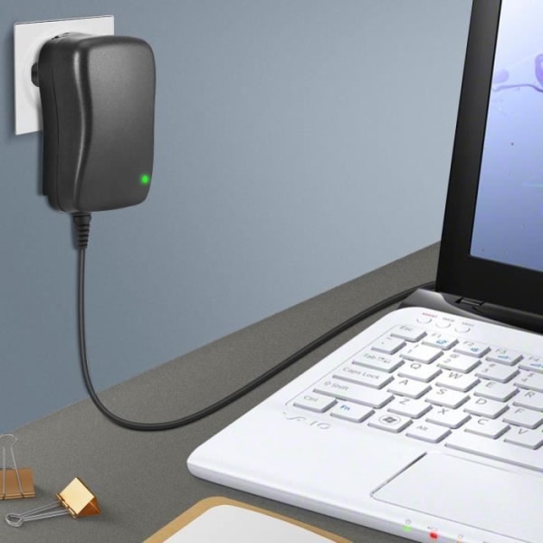 30W Laptop Sector Charger - LINQ - LinQ - Sort - 6 tips - Sector lader Svart