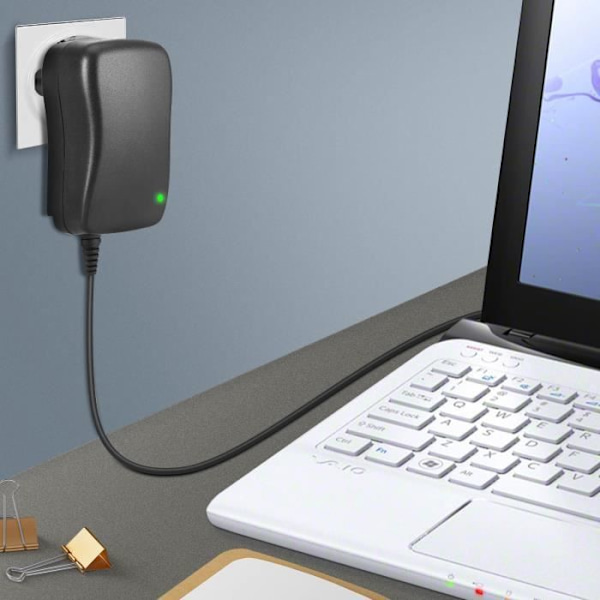 30W Laptop Sector Laddare - LINQ - LinQ - Svart - 6 tips - Sector laddare Svart