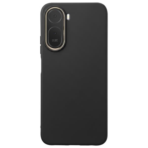 Silicone Cover til Redmi A7 Pro, Stødabsorberende, Olieforsinket, Sort Svart