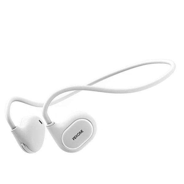 Bluetooth-hörlurar Öppen design Bakom örat batteritid 6 timmar Vit