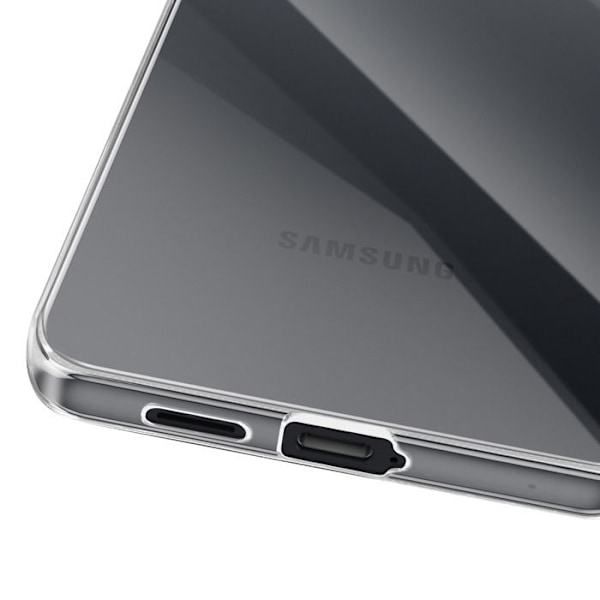 Coque til Samsung Galaxy S25 Edge Konturfri Silikone Transparent Vit