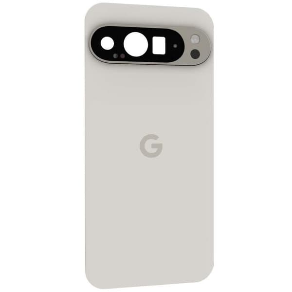 Bagcover - Google - Pixel 9 Pro XL - Original - Hvid - Service Pack - Nem installation Vit