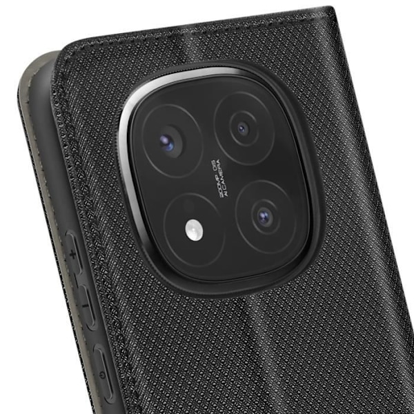 Redmi Note 14 Pro ja 14 Pro Plus Musta Magneettikorttitasku Svart