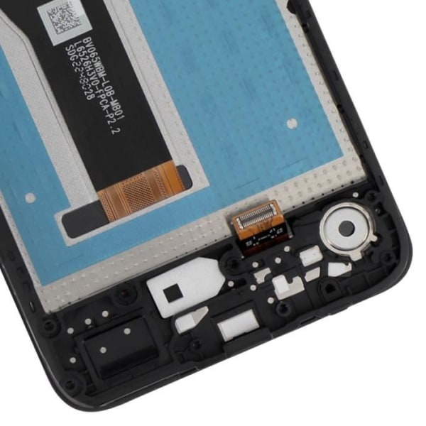 Komplett Block - AVIZAR - Motorola E13 - LCD-skärm - Touchglas - Svart Chassi Svart