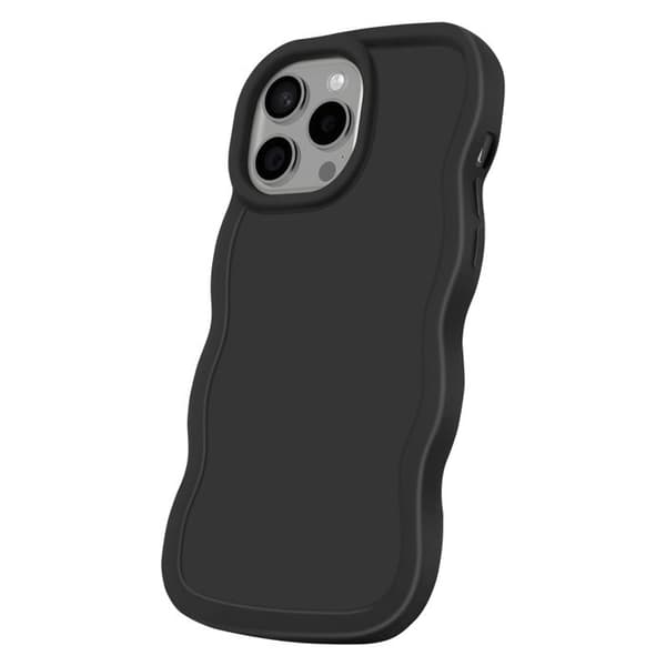 Coque - Candy - iPhone 15 Pro - Antichok - Sort - Elegant mat finish Svart