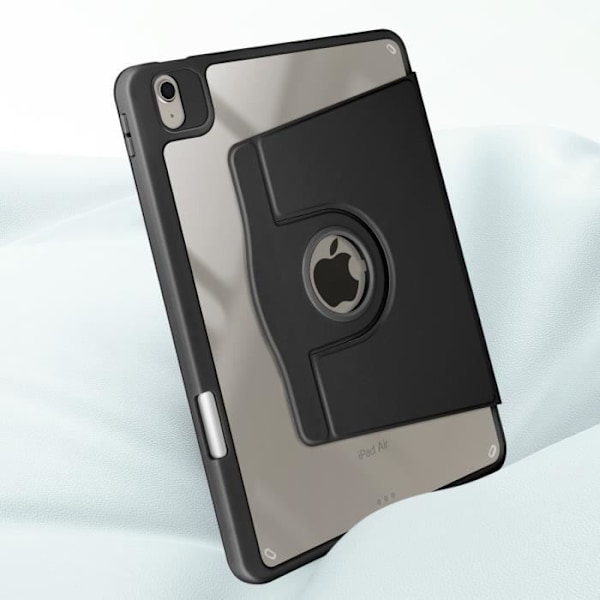 Fodral till iPad Air 11 2024 - AVIZAR - Flip Rotating Stand - Svart Svart