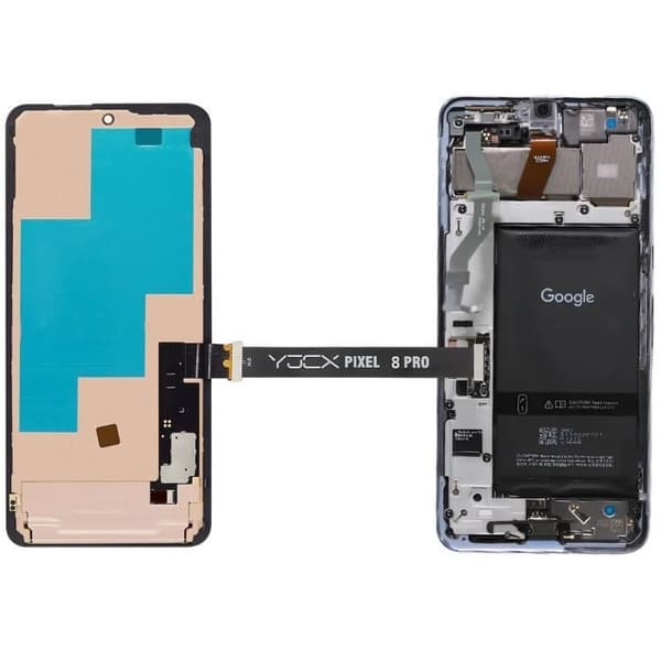 Dækkestestskærm - AVIZAR - Google Pixel 8 Pro - Sort - Diagnostisk Værktøj - Midlertidig Forbindelse Svart