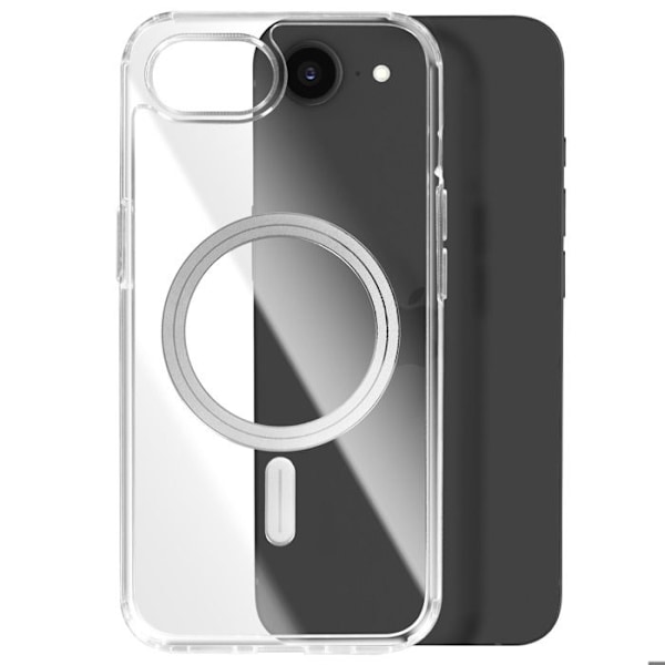 Coque MagSafe til iPhone 16e Stødabsorberende Bi-materiale Dux Ducis Gennemsigtig Vit