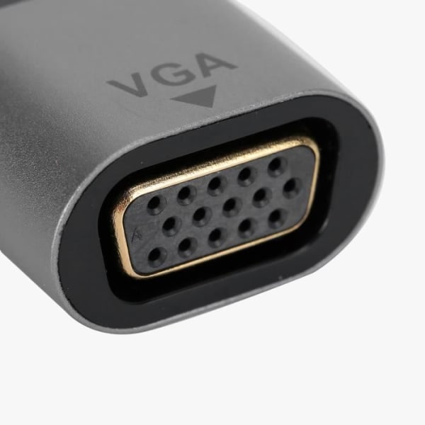 Cuque Typ C till Vga Converter Typ C Hane till Vga DB15P Female Adapter Video Converter för Windows/Android