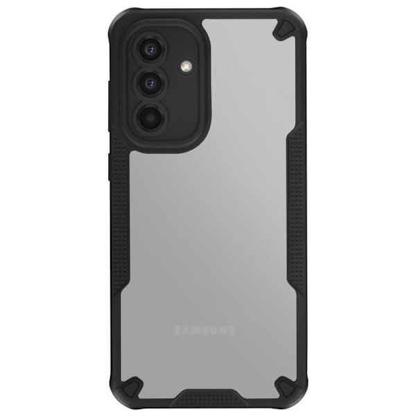 Skyddsfodral för Samsung Galaxy A56 med förstärkta hörn, svart transparent Svart