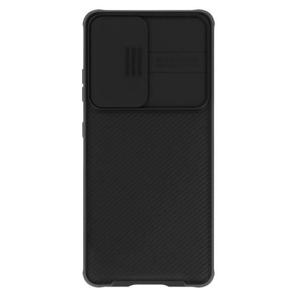 Kotelo Samsung S21 Ultra -kameran kannen ribbed Finish CamShield Pro Nillkin Black sort