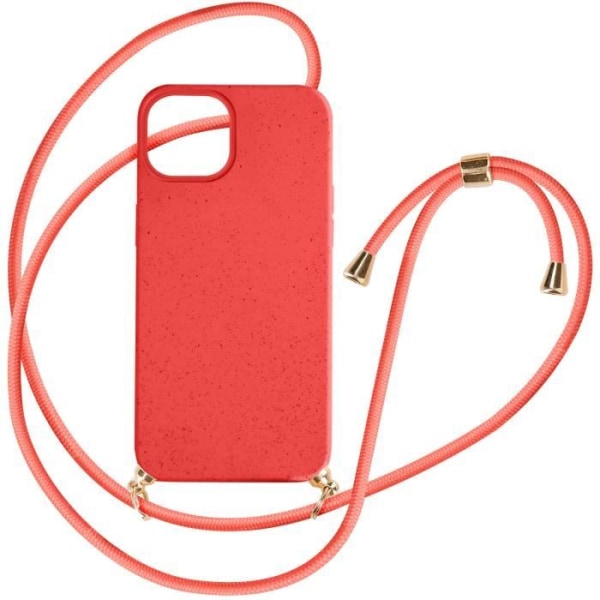 Nauhakotelo iPhone 15 Silikoni Kierrätettävä Classic Case Organic Red Röd