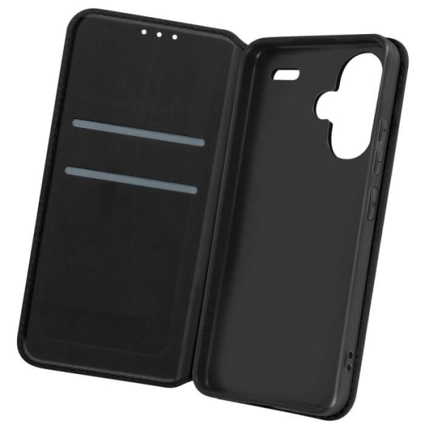 Etui til Xiaomi Redmi Note 13 Pro Plus - AVIZAR - Classic Edition - Halvstivt - Sort - Videostøttefunktion Svart