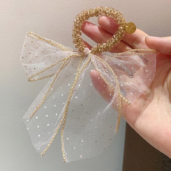 Chouchou Chic Beads ja Beigen Taitava Solki Hiuksille Beige