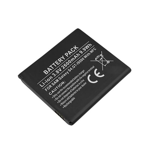 Akku Galaxy S4 GT-I9500 GT-I9505 Li-ion 3,8V 2600mAh 9.9Wh NFC:llä