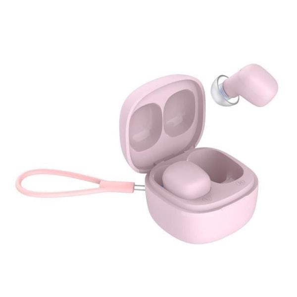 Langattomat kuulokkeet - LICK - Bubble Rose - 20 tunnin akunkesto - Bluetooth 5.3 - In-ear Rosa