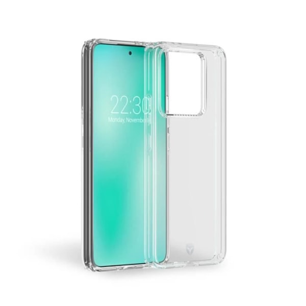 Skyddsskal - FORCE CASE - Xiaomi Redmi 14T - Förstärkt - Transparent - Stötsäker Transparent