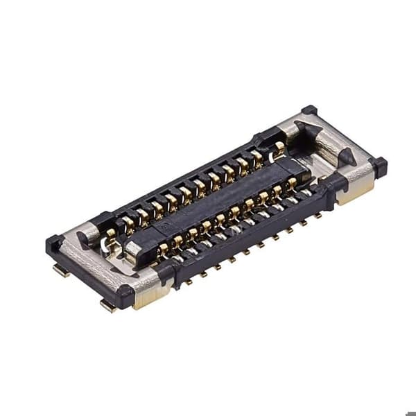 FPC Connector Bagkamera til iPhone 16 Pro / 16 Pro Max 20 Pins Sort Svart