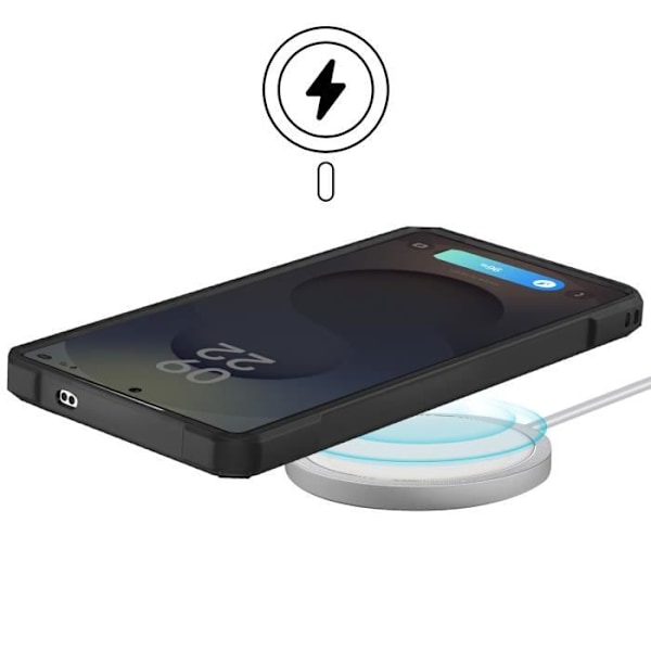 Samsung S25 Ultra Mehiläispesä Läpinäkyvä Essential Armor UAG Musta Svart