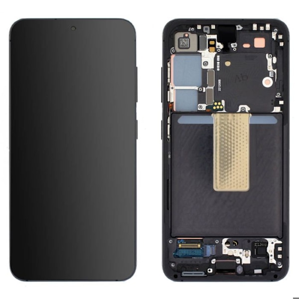 Officiel fuldskærm til Samsung S23 Touch Glass og Graphite Chassis Grå