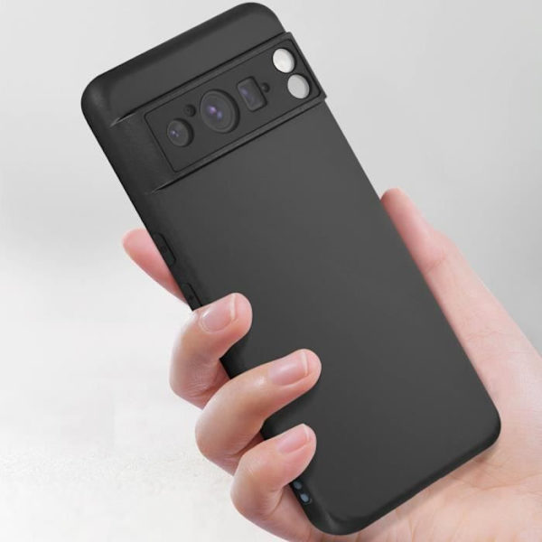 Coque - Klassisk Etui - Google Pixel 8 Pro - Blød Silikone - Stødbeskyttelse - Sort Svart