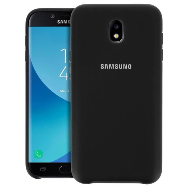 Samsung J7 2017 dobbelt beskyttelsesetui - Sort Svart