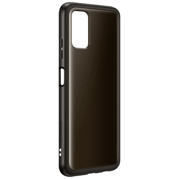 Coque - Samsung - Galaxy A03s - Silikone Blød - Design Tyndt Sort - Beskyttelse Stød Ridsser Svart