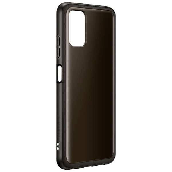 Coque - Samsung - Galaxy A03s - Silikonmjukt - Färgad Design Svart - Stötskydd Repor Svart
