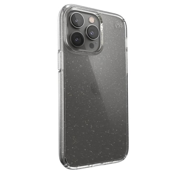 Presidio Perfect-Clear Glitter Speck iPhone 14 Pro Glitterfodral Transparent