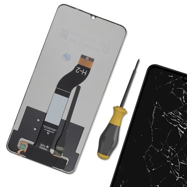 LCD-näyttö ja kosketusnäyttö Xiaomi Redmi 13C:lle - RELIFE - Musta - 5,5 - Android Svart