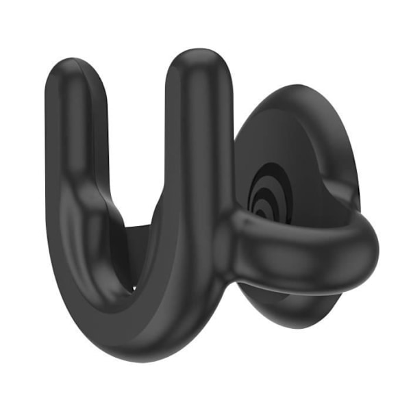 Ställning för bil - PopSockets - PopMount-modell - Klistermontering - 360° orientering - Kompatibel med PopGrips Svart