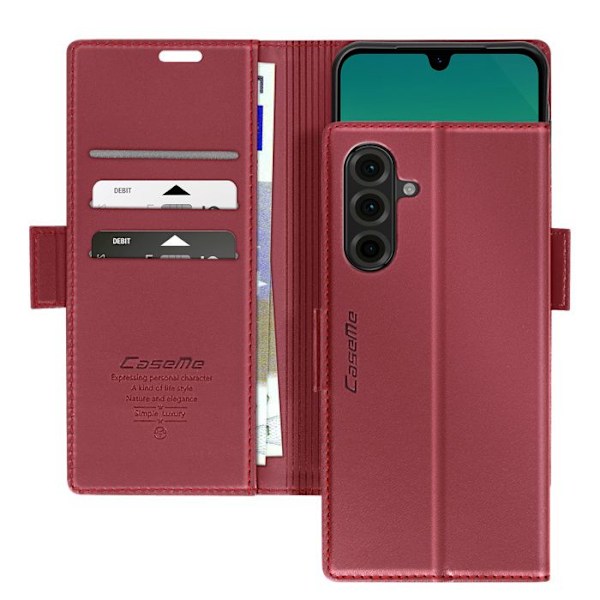 Samsung Galaxy A26 RFID-vastustuslompakko punainen Röd