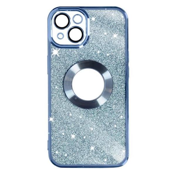 Blå glitter fodral för iPhone 13