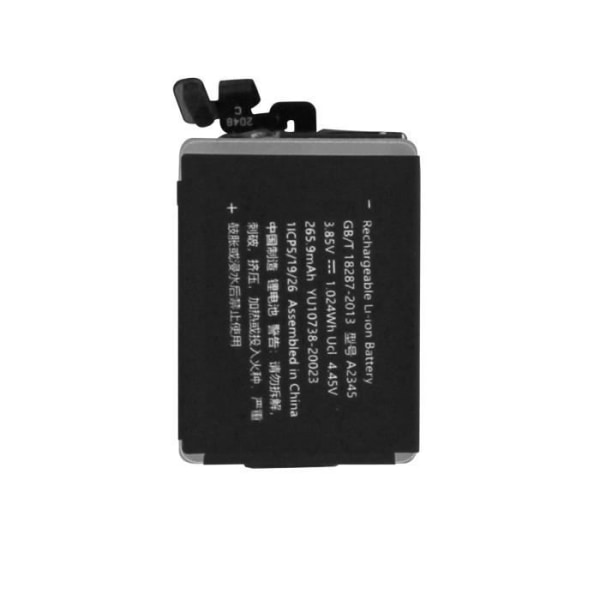Internt batteri til Apple Watch Series 6 (40 mm) - Kapacitet 265mAh - Kompatibel - Sort