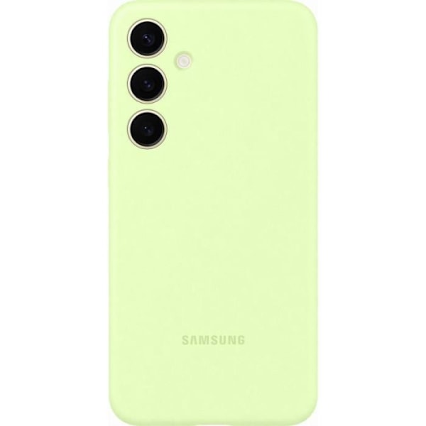 Samsung matkapuhelimen kuori ja kansi Silikonikotelo Galaxy S24+ Light Green -puhelimelle