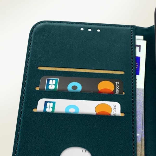 Fodral för Xiaomi Redmi A3 Wallet Video Support Grön Grön