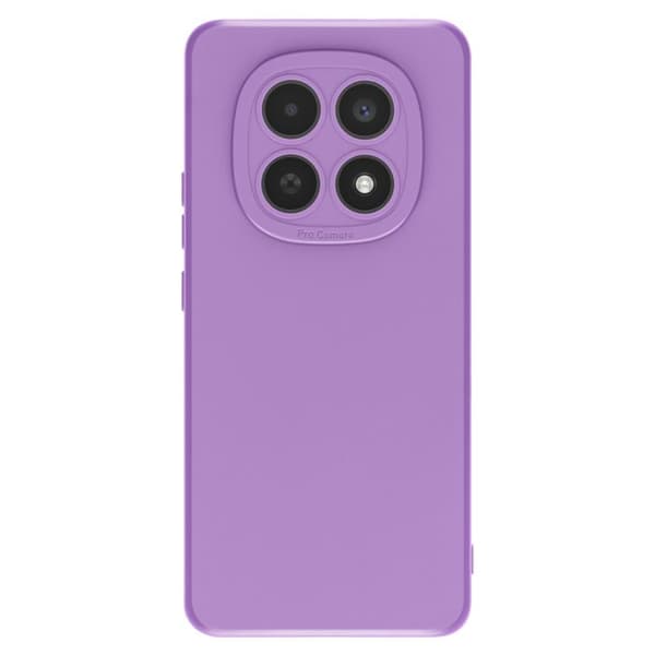 Siliconfodral för Redmi Note 15 med förstärkt kamerablock i lila Violett