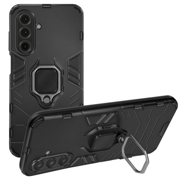 Coque för Samsung Galaxy A26 Ringstöd Stötsäker Svart Svart