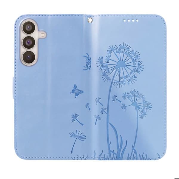 Pungetui til Galaxy S26 Premium Design Blomster Sommerfugl Zanaé Lyseblå Blå