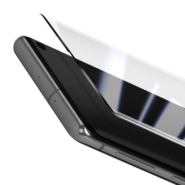 Hærdet glas til Samsung Galaxy S10, ridsefrit, buet 3D, sort