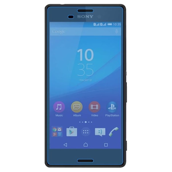 Elokuvasuojus - Avizar - Sony Xperia M4 Aqua - Karkaistu lasi - Naarmunkestävä - Iskunkestävä Transparent