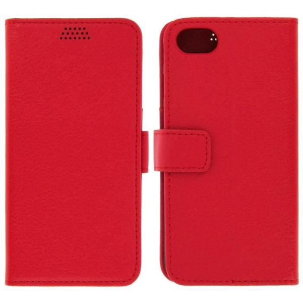 Wallet Flip Case iPhone 7:lle ja iPhone 8:lle - punainen