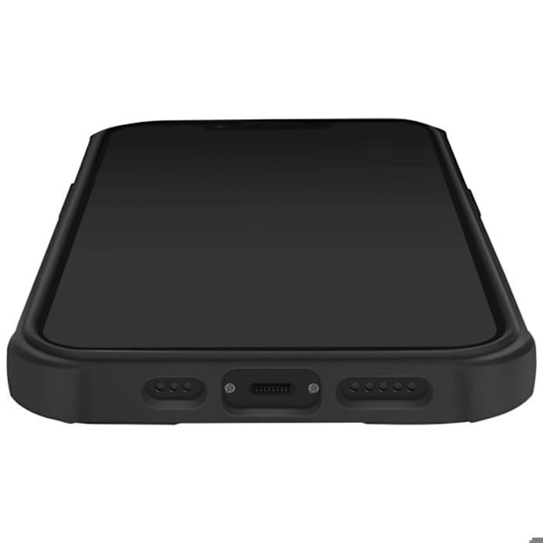 Iskunkestävä kuori iPhone 13 Vahvistetut kulmat Matta jäljettömän musta Svart
