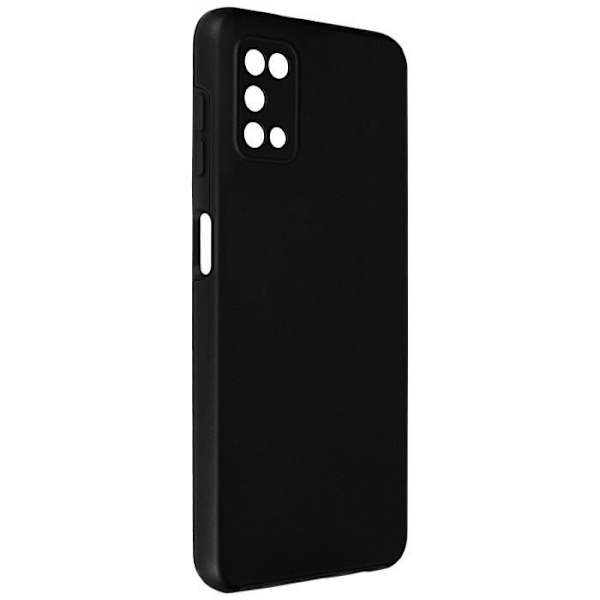 Samsung Galaxy A03s kotelo - AVIZAR - Musta kova takaosa - Läpinäkyvä pehmeä etuosa - 360° suoja