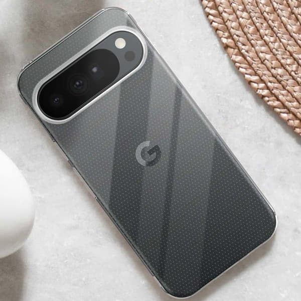 Skyddspaket - MAYAXESS - Google Pixel 10 Pro XL - Silikon Case - Härdat Glas - Transparent Vit