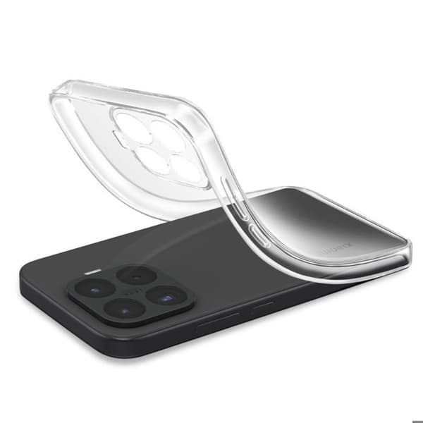 Cover til Xiaomi 17T Pro Blød Silikone Mayaxess Transparent Vit