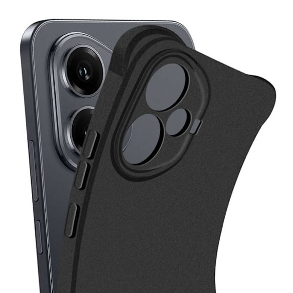 Coque til Honor 400 Silikone Stødabsorberende Rundt Bumper iMak Sort