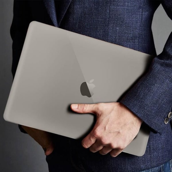 Skyddsfodral - AVIZAR - MacBook Air 13'' 2018 - Stötsäker - Polykarbonat - Transparent Grå Transparent grå