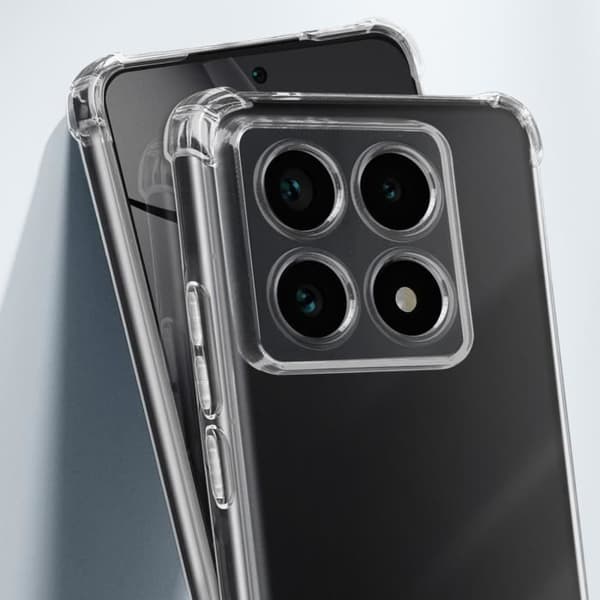 Coque - ADVARSEL - Xiaomi 14T Pro - Fleksibel - Stødabsorberende - Transparent Transparent